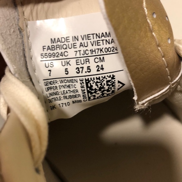 Converse One Star platform NWT - Picture 8 of 8